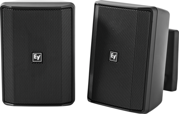 EVID-S4.2TB SPEAKER 4 INCH CABINET 70/100V BLACK  PAIR